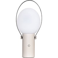 By Rydéns Bari LED-Akku-Tischlampe IP44 sandbeige