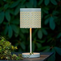 By Rydéns Maison LED-Akku-Tischlampe IP44 sandweiß