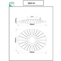 LED-Deckenleuchte Vela