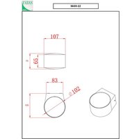 LED-Außenwandleuchte Lao