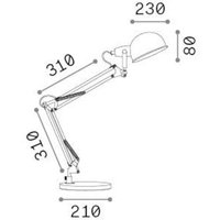 Ideal Lux Schreibtischleuchte Johnny
