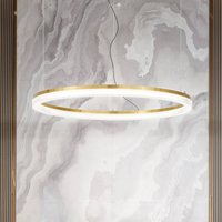 Ideal Lux LED-Hängelampe Crown Ø 80 cm