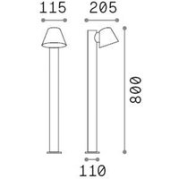 Ideal Lux Wegeleuchte Gas