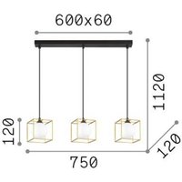 Ideal Lux Hängelampe Lingotto