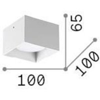 Ideal Lux Downlight Spike Square