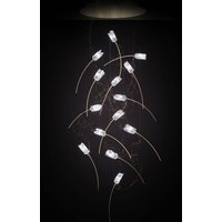 Slamp Tulip 14 LED-Hängelampe prisma/messing rund