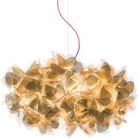 Slamp Clizia Mama Non Mama Pendel Ø53cm gold/rot