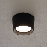 Downlight Livia Ø 16 cm schwarz/gefrostet Kunstharz GX53 CCT