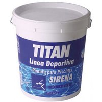 Acryl-Gemälde Titan Sirena 183271004 Blau Schwimmbad Mattierend 4 L