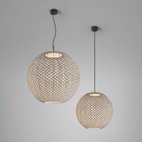 Bover Nans Sphere S/60 LED-Außenhängeleuchte braun