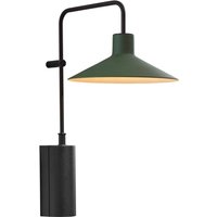 Bover Platet A01 LED-Außenwandlampe Schirm grün