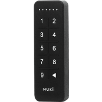 NUKI Keypad - Zubehör für elektronisches Türschloss Nuki Smart Lock (Schwarz)