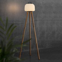 LED-Stehleuchte Kettle Tripod Holz