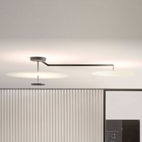 Vibia Flat LED-Deckenleuchte 3-flg. Ø 55 cm weiß