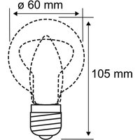 Paulmann LED-Lampe E27 7W dim to warm