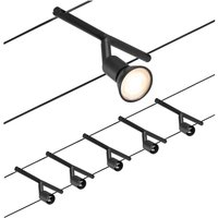 Paulmann Wire Salt Seilsystem 5-flammig 5m schwarz