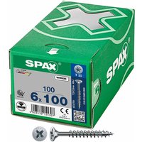 Schraubenkasten SPAX Wirox T30 Flacher Kopf 6 x 100 mm 100 Stück