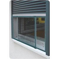 Moskitonetz Schellenberg Türen und Fenster Ausziehbar Anthrazit Fiberglas 50 x 142 cm