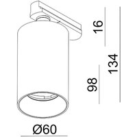 3-Phasen-Schienen-Spot Can