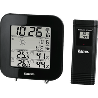 HAMA EWS-200 - Wetterstation (Schwarz)