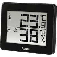 HAMA TH-130 - Thermometer/Hygrometer (Schwarz)