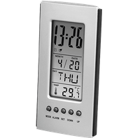 HAMA 00186357 - LCD-Thermometer (Silber/Schwarz)