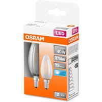 OSRAM Classic B LED-Lampe E14 4W 4.000K matt 2er