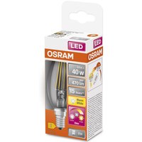 OSRAM LED-Lampe E14 4W GLOWdim klar