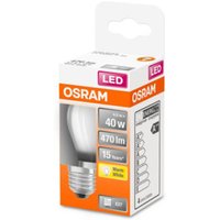 OSRAM Classic P LED-Lampe E27 4W 2.700K matt