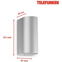 Telefunken Carpi LED-Außenwandleuchte