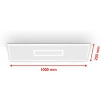 LED-Panel Centerlight weiß Remote CCT RGB 100x25cm