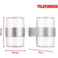 Telefunken Cludu LED-Außenwandleuchte