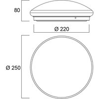 Sylvania Start Surface LED-Deckenleuchte