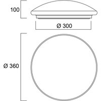 Sylvania Start Surface LED-Deckenleuchte