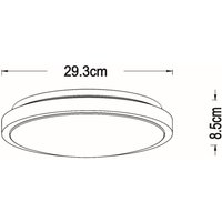 LED-Deckenleuchte Dasher