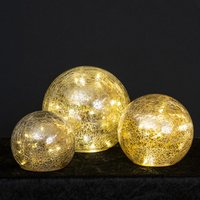 Ensemble de boules en verre LED