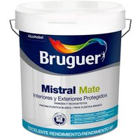 Farbe Bruguer mistral 5586674 Schwarz Weiß 4 L