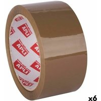 Klebeband Apli Braun 48 mm x 66 m (6 Stück)