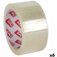 Klebeband Apli Durchsichtig 48 mm x 132 m (6 Stück)