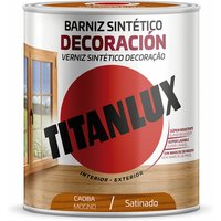 Synthetischer Lack Titanlux m11100434 Dekoration Satin Mahagoni 750 ml