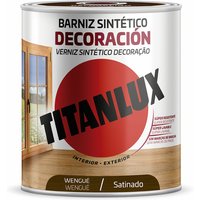 Synthetischer Lack Titanlux m11100734 Dekoration Satin Wengue 750 ml