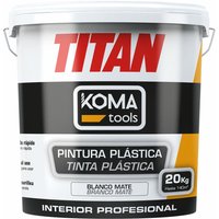 Plastische Farbe Koma Tools TITAN Weiß 20 kg