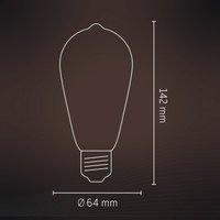 Calex Smart Rustic E27 ST64 LED 4