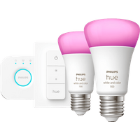 PHILIPS HUE Starter-Kit E27 Beleuchtungsset Weisses und farbiges Licht