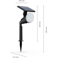 Philips LED-Solar-Erdspießleuchte Jivix