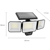 Philips LED-Solar-Wandleuchte Nysil