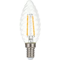 LED-Kerzenlampe E14 3W 2.700 K Filament gedreht