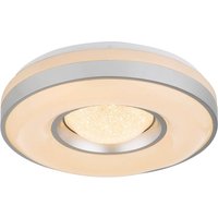 LED-Deckenlampe Colla mit Metallrahmen in Silber