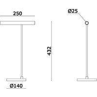 Molto Luce LED-Tischlampe Meyjo T