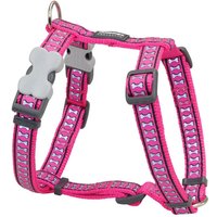 Hundegeschirr Red Dingo Knochen Reflektierend 46-76 cm Pink